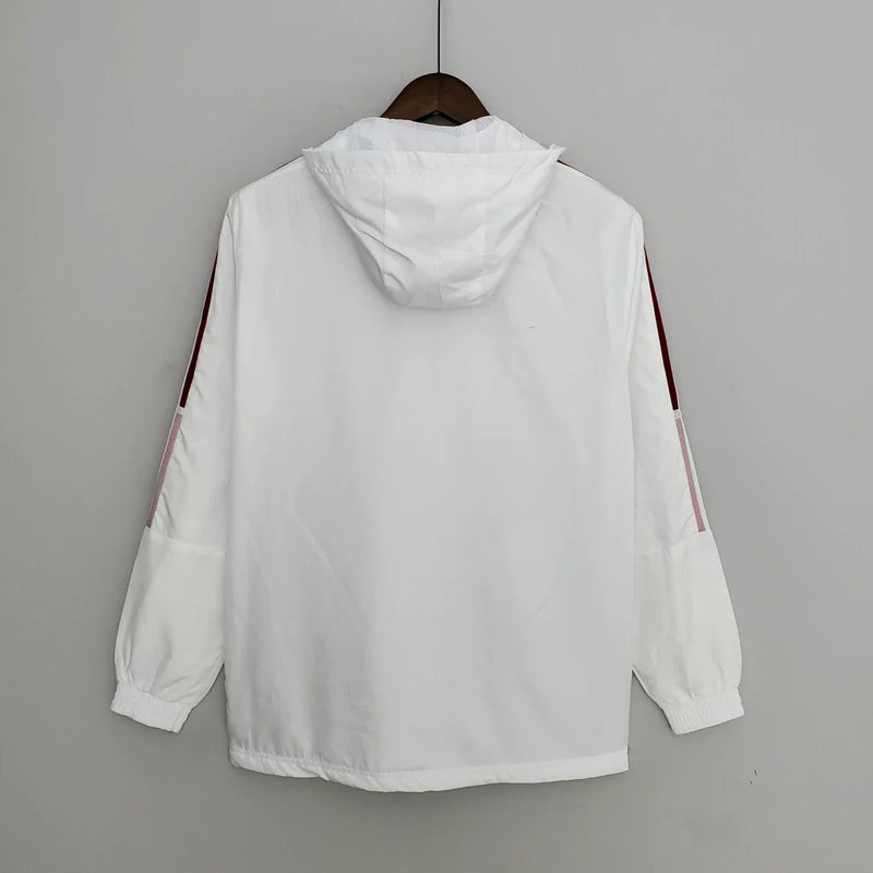 Corta-vento Flamengo Adidas - Branco+Vermelho