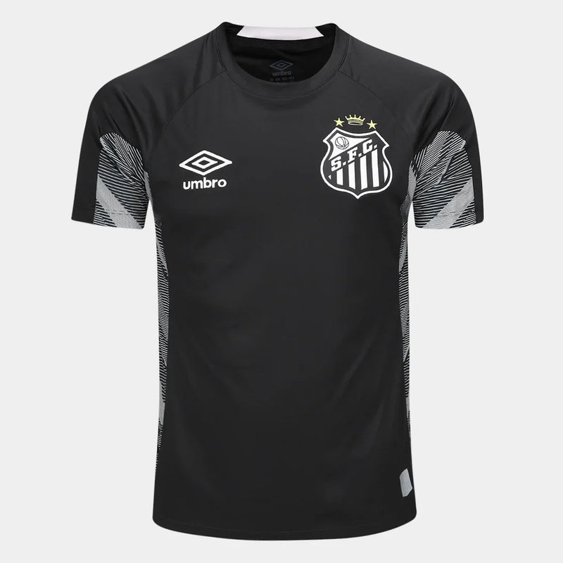Camisa Santos 25/26 Goleiro Umbro Masculina - Preto