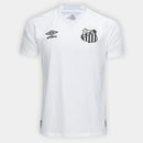 Camisa Santos I 25/26 s/n Torcedor Umbro Masculina - Branco+Cinza