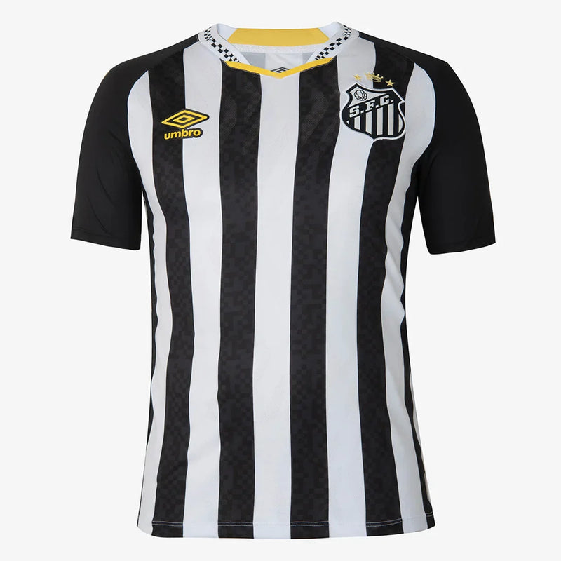 Camisa Santos II 25/26 Torcedor Umbro Masculina - Preto+Branco