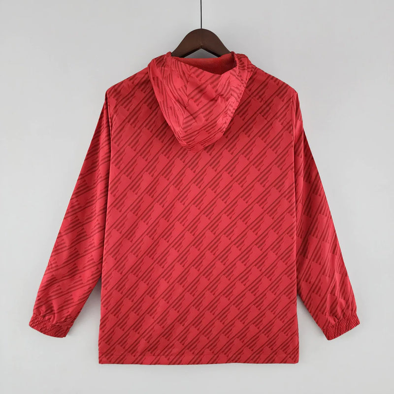 Corta-vento Internacional Adidas - Vermelho