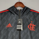 Corta-vento Flamengo Adidas - Preto