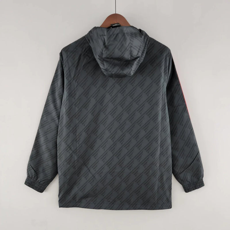 Corta-vento Flamengo Adidas - Preto