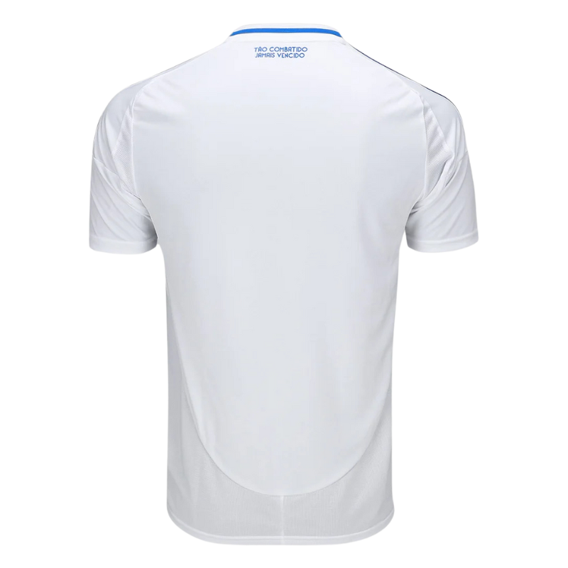 Camisa Cruzeiro II 25/26 Torcedor Masculina - Branca + Azul (PRÉ VENDA)