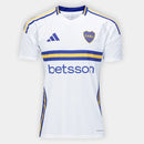 Camisa Boca Juniors Away 2025 s/n° Torcedor Adidas Masculina - Branco+Azul
