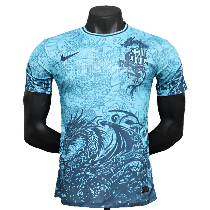 Camisa Barcelona 25/26 Edição Especial - Azul Claro - Versão Jogador