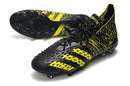 Chuteira Campo Adidas Predator Freak.1 FG Black/Yellow - Cano Alto