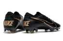 Chuteira Campo Nike Mercurial Vapor 13 Elite FG Black/Gold - Low