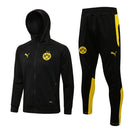Conjunto Inverno Borussia Dortmund Preta Puma - Com Capuz