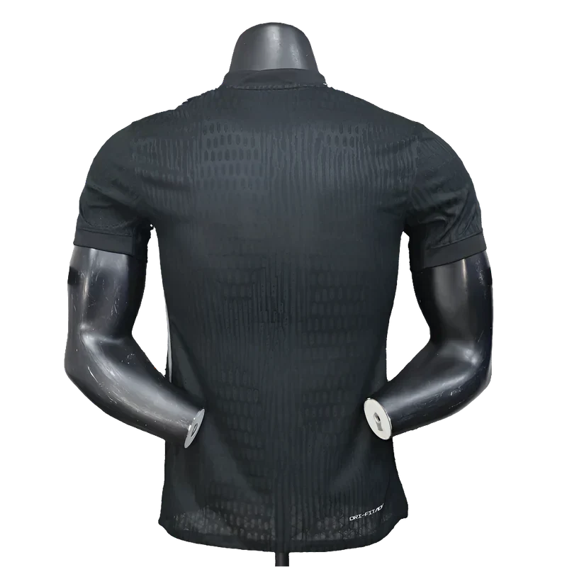 Camisa de goleiro do Paris Saint-Germain (PSG) 25/26 - Preta - Versão Jogador