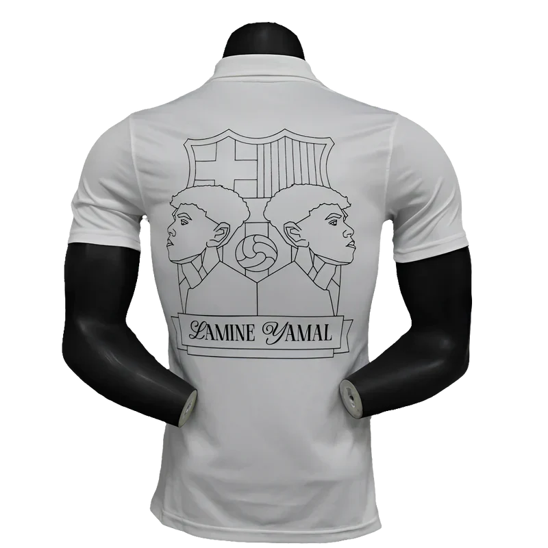 Camisa Barcelona Edição Especial 25/26 - Branca - Versão Jogador