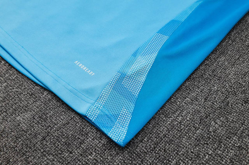 Conjunto Inverno do Flamengo Adidas - Azul Claro